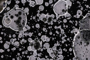 Karanlık soyut dokulu arka planlar. Lekeler ve lekeler. Alkol mürekkebi.