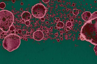 Soyut dokulu arka planlar. Lekeler ve lekeler. Alkol mürekkebi pembe ve yeşil.