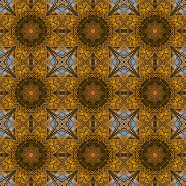 Seamless Pattern Geometric Pattern Printing Decoration Kaleidoscope Texture — Foto de Stock