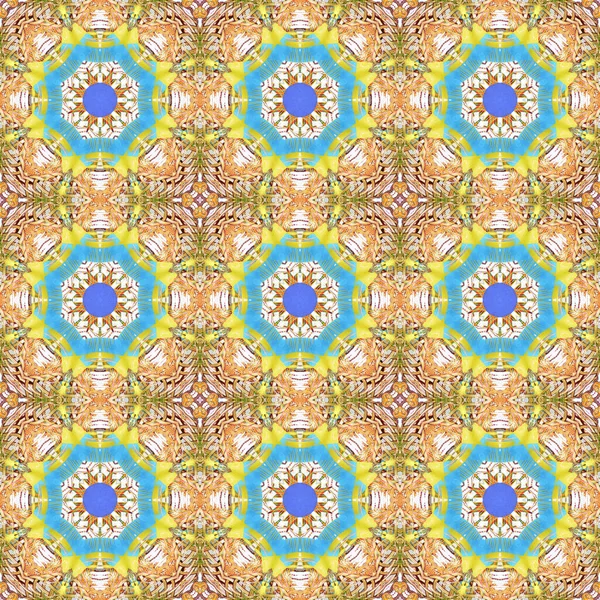 Kusursuz desen. Baskı ve dekorasyon için geometrik desen. Kaleydoskop dokusu