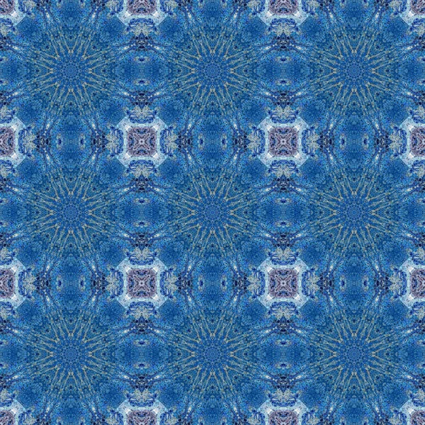 Seamless Pattern Geometric Pattern Printing Decoration Kaleidoscope Texture — Fotografia de Stock