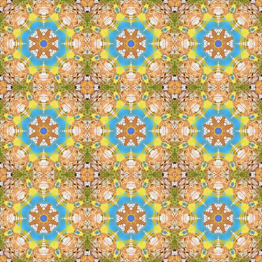 Kusursuz desen. Baskı ve dekorasyon için geometrik desen. Kaleydoskop dokusu