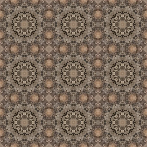 Seamless Pattern Geometric Pattern Printing Decoration Kaleidoscope Texture — Stockfoto