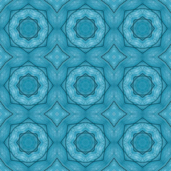 Seamless Pattern Geometric Pattern Printing Decoration Kaleidoscope Texture — Fotografia de Stock