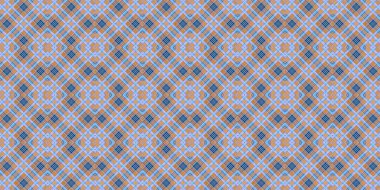 Kusursuz şebeke modeli. İskoç dokusu. Satır ve elmasların arkaplanı