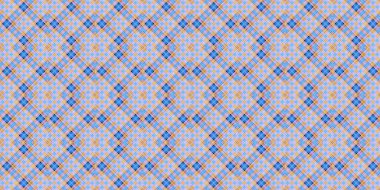 Kusursuz şebeke modeli. İskoç dokusu. Satır ve elmasların arkaplanı