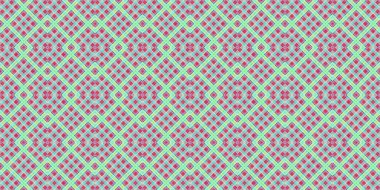 Kusursuz şebeke modeli. İskoç dokusu. Satır ve elmasların arkaplanı