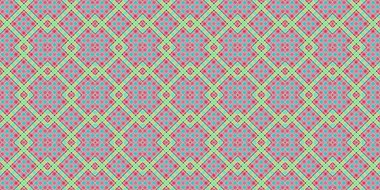 Seamless grid pattern. Scottish texture. Background of lines and diamonds