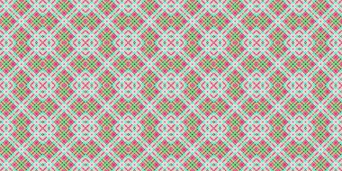 Kusursuz şebeke modeli. İskoç dokusu. Satır ve elmasların arkaplanı