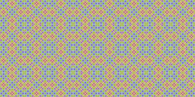 Seamless grid pattern. Scottish texture. Background of lines and diamonds