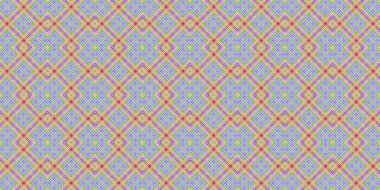 Seamless grid pattern. Scottish texture. Background of lines and diamonds