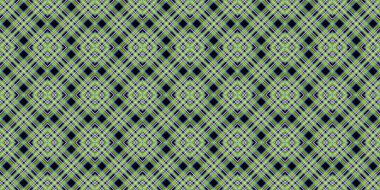 Kusursuz şebeke modeli. İskoç dokusu. Satır ve elmasların arkaplanı