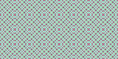 Kusursuz şebeke modeli. İskoç dokusu. Satır ve elmasların arkaplanı