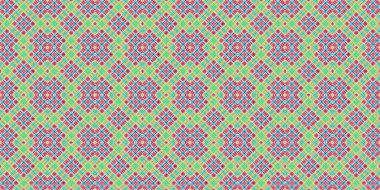 Seamless grid pattern. Scottish texture. Background of lines and diamonds