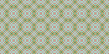 Kusursuz şebeke modeli. İskoç dokusu. Satır ve elmasların arkaplanı