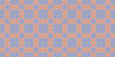 Seamless grid pattern. Scottish texture. Background of lines and diamonds