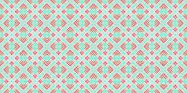 Kusursuz şebeke modeli. İskoç dokusu. Satır ve elmasların arkaplanı