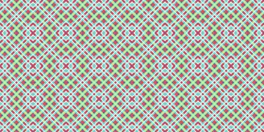 Kusursuz şebeke modeli. İskoç dokusu. Satır ve elmasların arkaplanı