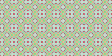 Seamless grid pattern. Scottish texture. Background of lines and diamonds