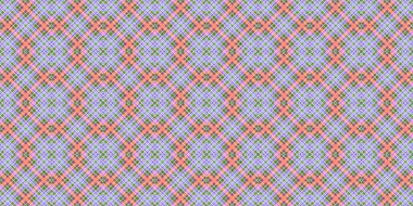 Seamless grid pattern. Scottish texture. Background of lines and diamonds