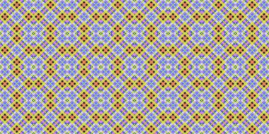 Seamless grid pattern. Scottish texture. Background of lines and diamonds