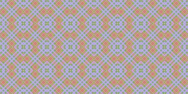 Seamless grid pattern. Scottish texture. Background of lines and diamonds