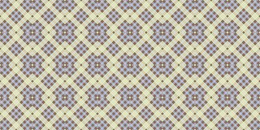 Kusursuz şebeke modeli. İskoç dokusu. Satır ve elmasların arkaplanı