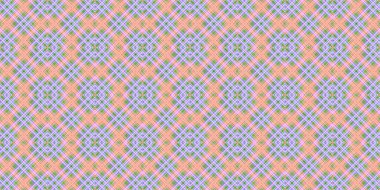 Seamless grid pattern. Scottish texture. Background of lines and diamonds