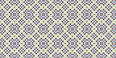 Kusursuz şebeke modeli. İskoç dokusu. Satır ve elmasların arkaplanı