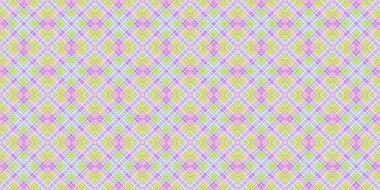 Seamless grid pattern. Scottish texture. Background of lines and diamonds