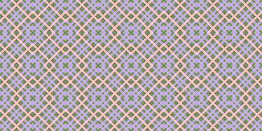 Seamless grid pattern. Scottish texture. Background of lines and diamonds