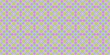 Kusursuz şebeke modeli. İskoç dokusu. Satır ve elmasların arkaplanı