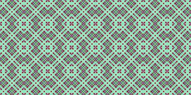 Kusursuz şebeke modeli. İskoç dokusu. Satır ve elmasların arkaplanı