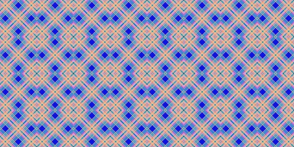 Seamless Grid Pattern Scottish Texture Background Lines Diamonds — Foto Stock