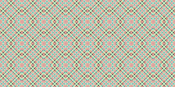 Seamless Grid Pattern Scottish Texture Background Lines Diamonds — Stockfoto