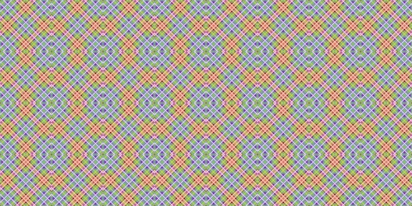 Seamless Grid Pattern Scottish Texture Background Lines Diamonds — Zdjęcie stockowe