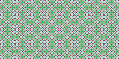 Kusursuz şebeke modeli. İskoç dokusu. Satır ve elmasların arkaplanı