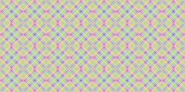 Seamless grid pattern. Scottish texture. Background of lines and diamonds