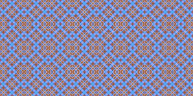 Kusursuz şebeke modeli. İskoç dokusu. Satır ve elmasların arkaplanı