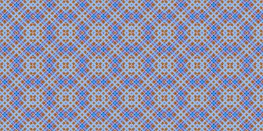 Seamless grid pattern. Scottish texture. Background of lines and diamonds