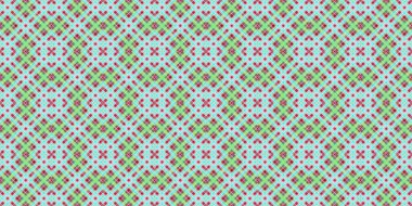 Kusursuz şebeke modeli. İskoç dokusu. Satır ve elmasların arkaplanı