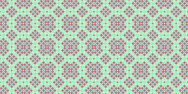 Seamless grid pattern. Scottish texture. Background of lines and diamonds