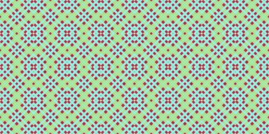 Seamless grid pattern. Scottish texture. Background of lines and diamonds