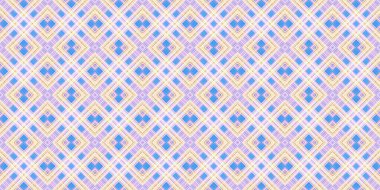 Seamless grid pattern. Scottish texture. Background of lines and diamonds