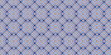 Seamless grid pattern. Scottish texture. Background of lines and diamonds