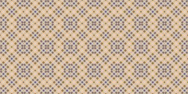 Seamless grid pattern. Scottish texture. Background of lines and diamonds