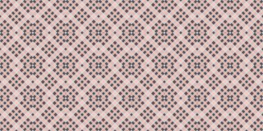 Kusursuz şebeke modeli. İskoç dokusu. Satır ve elmasların arkaplanı