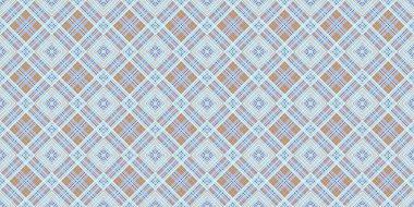 Kusursuz şebeke modeli. İskoç dokusu. Satır ve elmasların arkaplanı