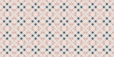Kusursuz şebeke modeli. İskoç dokusu. Satır ve elmasların arkaplanı