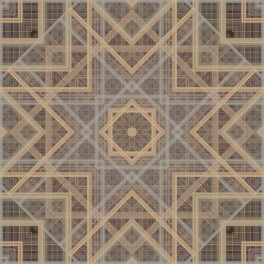 Abstract seamless pattern. Digital random texture. linear patterns of stars